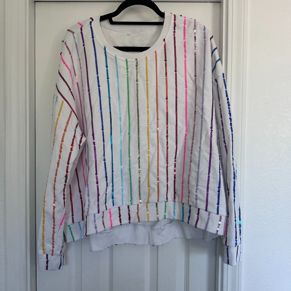 Queen of Sparkles 🌈 rainbow sequin set